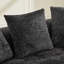 Causeuse incurvée, petit canapé en chenille avec 3 coussins, canapé profond pour appartement, salon, aucun assemblage requis-205212187