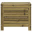 Keyla Rectangular Solid Wood Outdoor Side Table - 31 cm W 62 cm D-1907728697