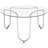 Dutton Chrome 2-piece Round Coffee Table Set