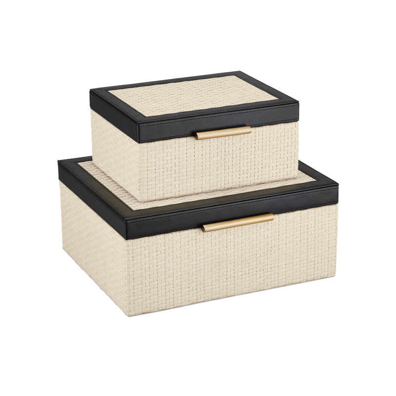 Deanna 2 Piece Decorative Box Set