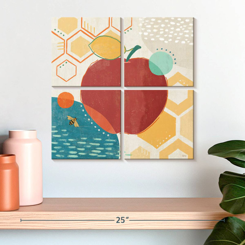 Yarlin Fruit Frenzy V, 18" H x 18" W