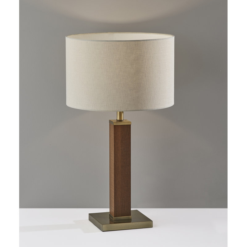 Lampe de table 28 po Medeiros, Brun, Beige