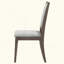 Chaises d'appoint rembourrées en ensemble de deux, offrant confort et style pour tout espace repas
