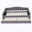 Upholstered Daybed with Light and Trundle-601110644-601110646
