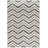 Abstract and Chevron Indoor Rug