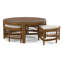 Raffles Rattan Cocktail Table with Benches-71441866-71441908