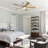 52 Inch Modern Ceiling Fan With 22W LED Light And Remote Control 5 ABS Blades For Living Room-1419006944-1424406447