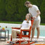 Chaises berçantes d'extérieur en PEHD pour patio-552783076