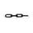 Contemporary Chain Link Decorative Object - Decorations For Living Room And Entryway Table - Stylish Figurines Or Statue Shelf Display - 25", Black-271851830