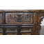 Carved Elm Dual-Drawer Cabinet