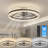 Black Crystal Ceiling Fan with Light and Remote, Modern Chandelier Style-1470677182