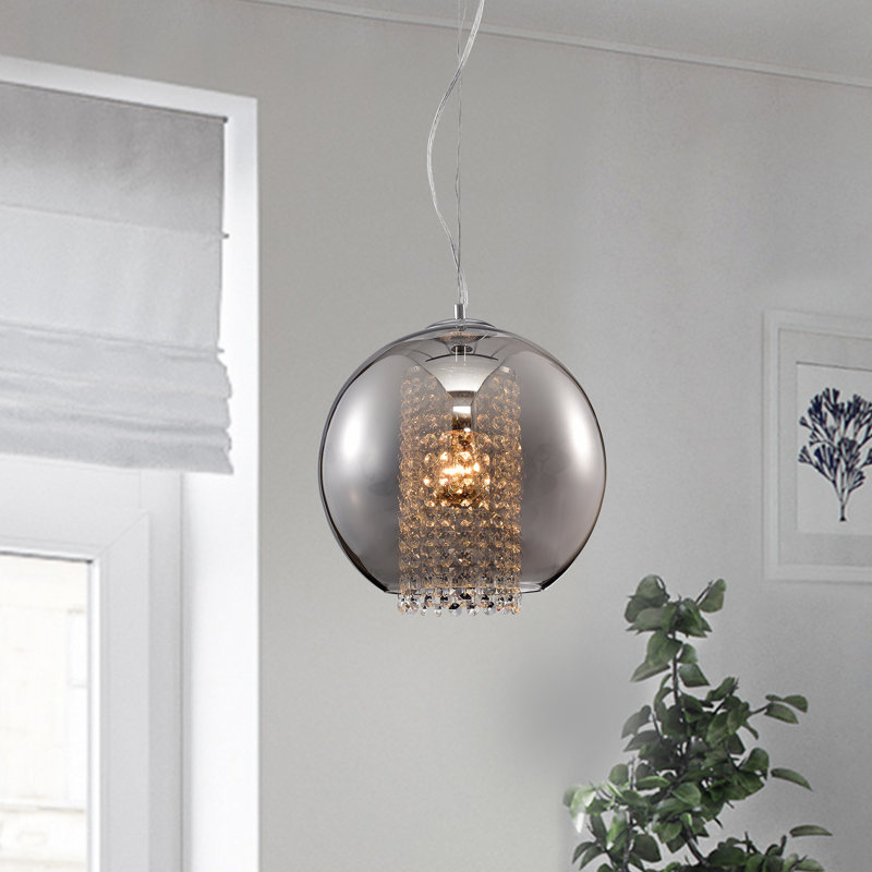 Luminaire sphère suspendu 1 lumières simple Jeb