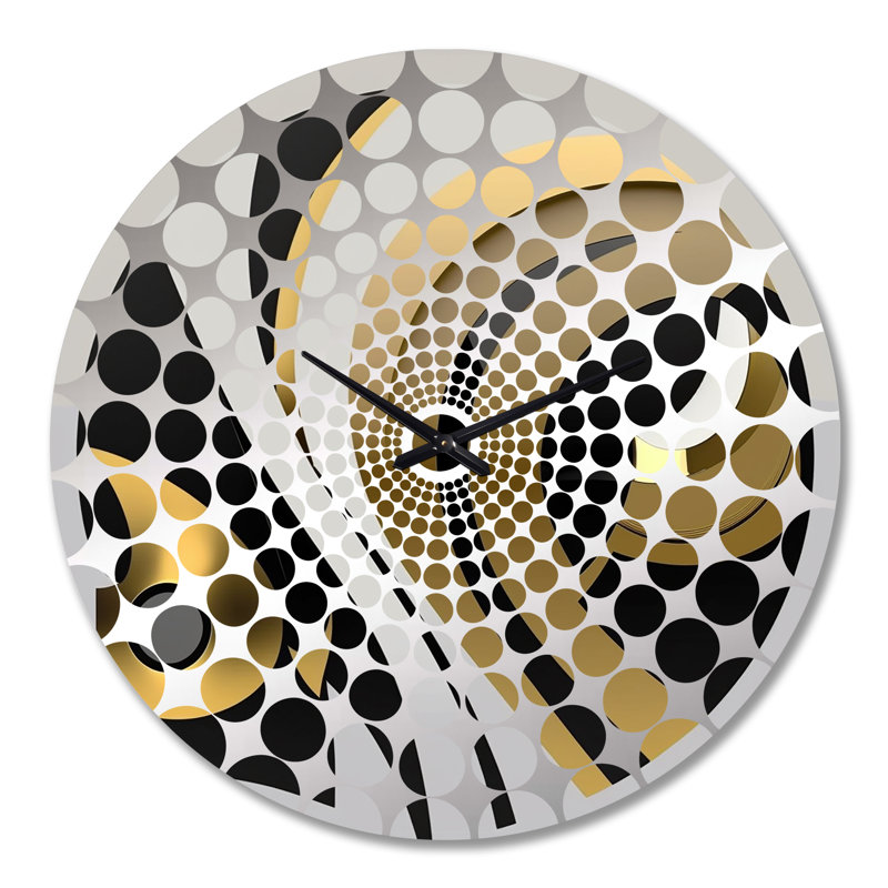 Zaccheus - Horloge murale géométrique abstraite, Grand
