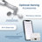 ALEKO Motorized Retractable Outdoor Awning with White Frame-19996889-63871971