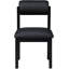Chaise rembourrée en cuir Frakes Vegan-312856487-312856486