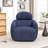 Ashyiah 32'' Wide Swivel Chair With Round Metal Base-1498694167