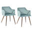 Sofiya 47cm H Velvet Upholstered Armchair-88674276-88674281