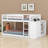 Bunk Bed With 4 Drawers And 3 Shelves-131869815