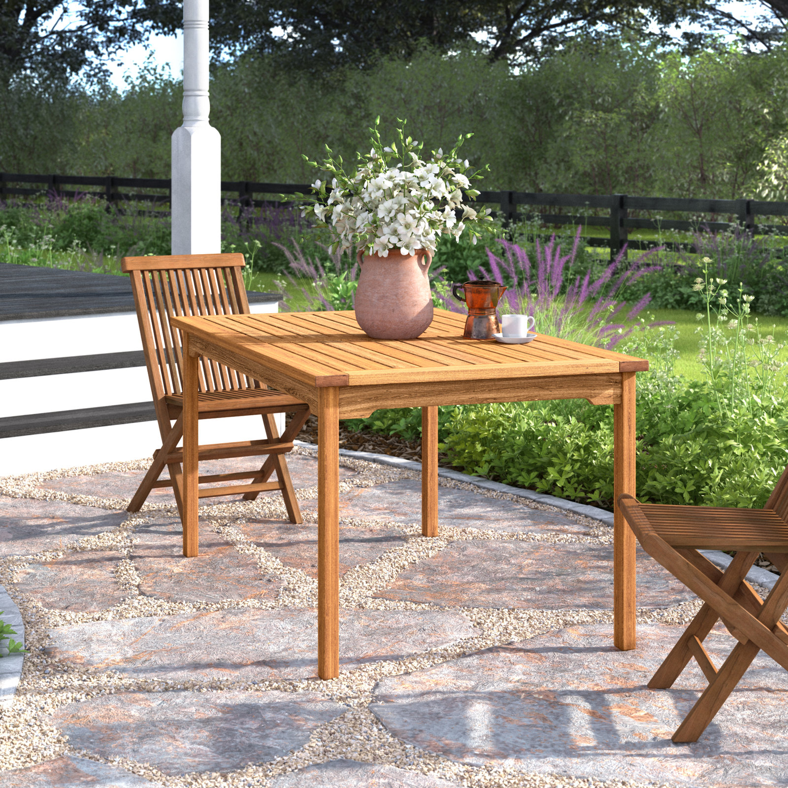 Beckton Solid Wood Dining Table 
