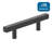 Bar Pulls Square 3 inch (76mm) Center-to-Center Matte Black Cabinet Pull - 10 Pack-90709814