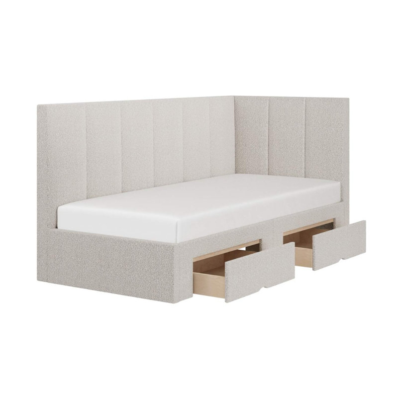 Upholstered Daybed, Beige