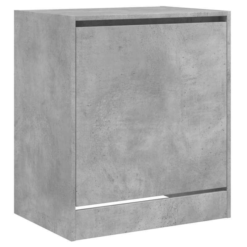 10 Pair Shoe Storage Cabinet, Concrete Grey