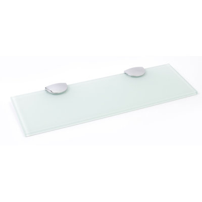 Fanniemae Glass Floating Shelf with Adjustable Shelves