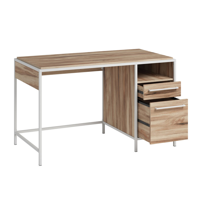 Desk, Brown Finish