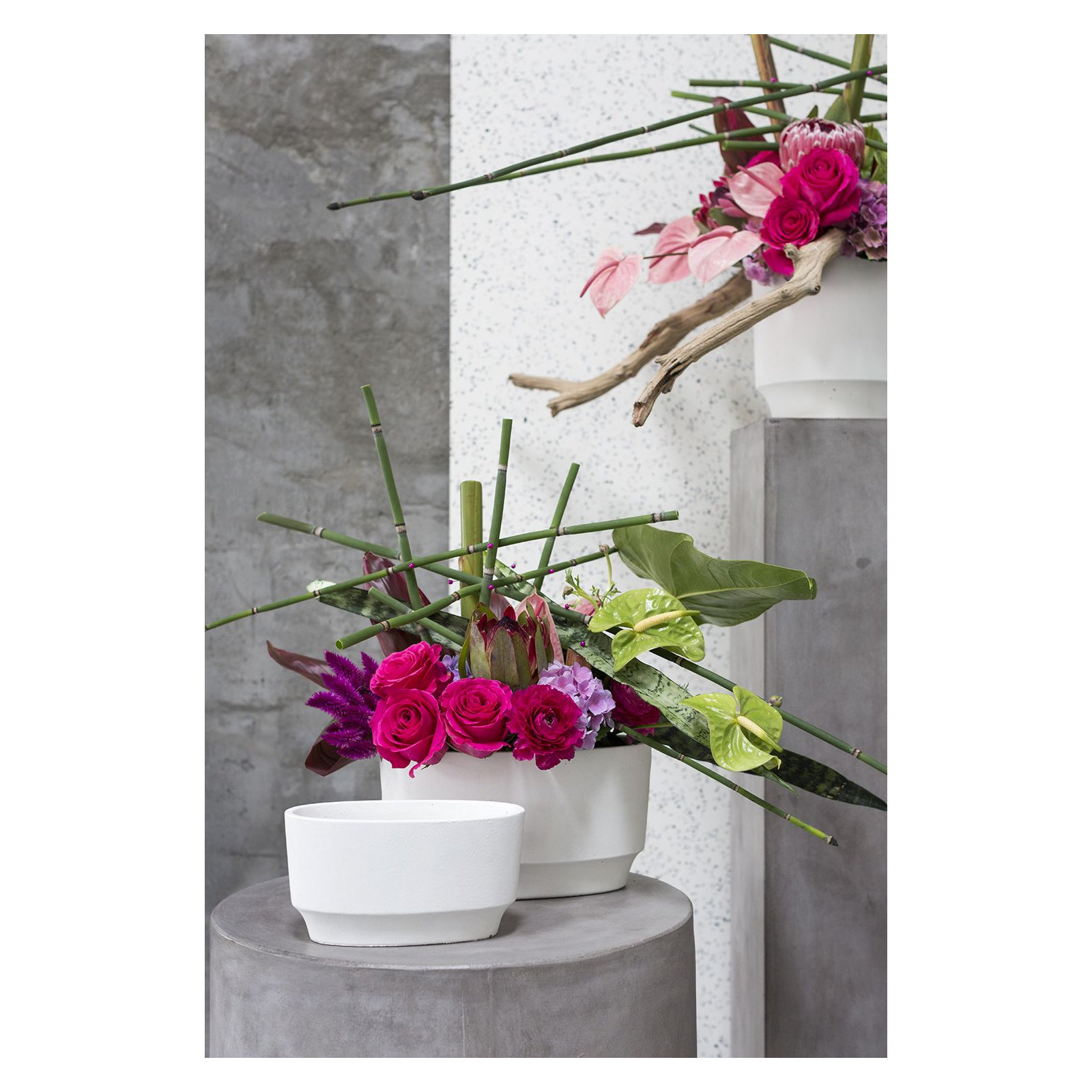 Fae Handmade Pot Planter, 5" H x 9" W x 4.75" D