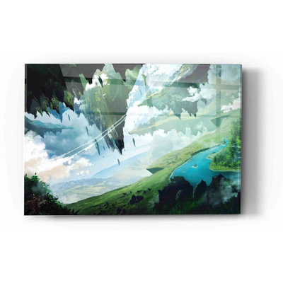 «Floating Island» par Jonathan Lam, art mural en verre acrylique