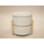 41 cm W Chenille Pouffe