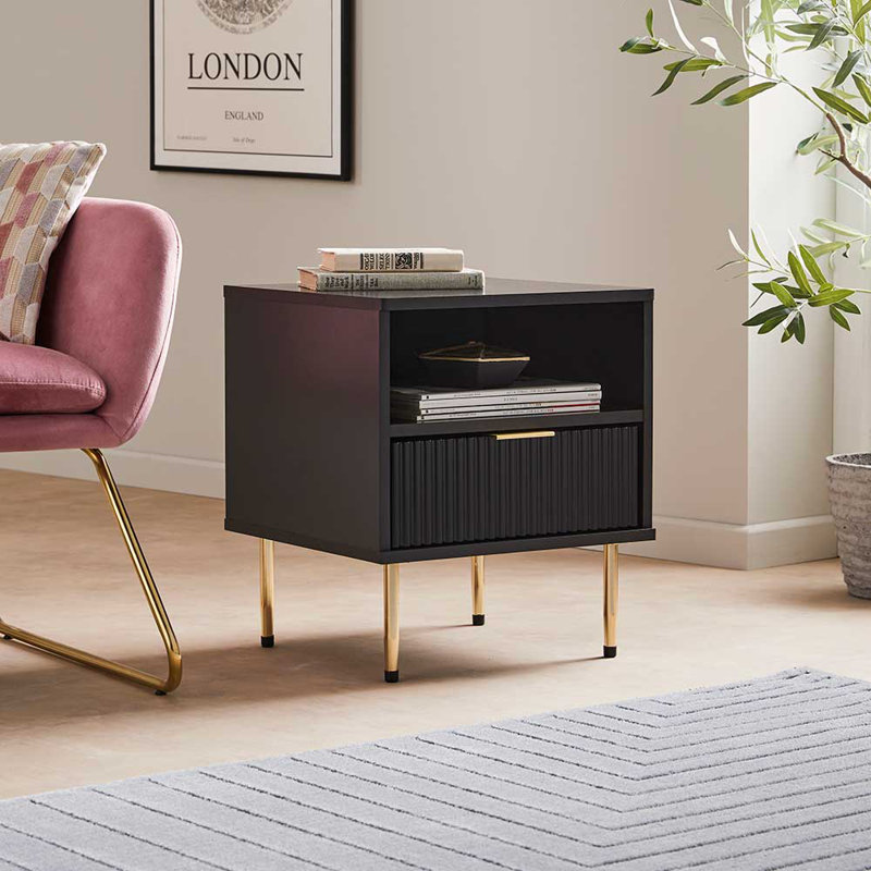 Holliston End Table, Black