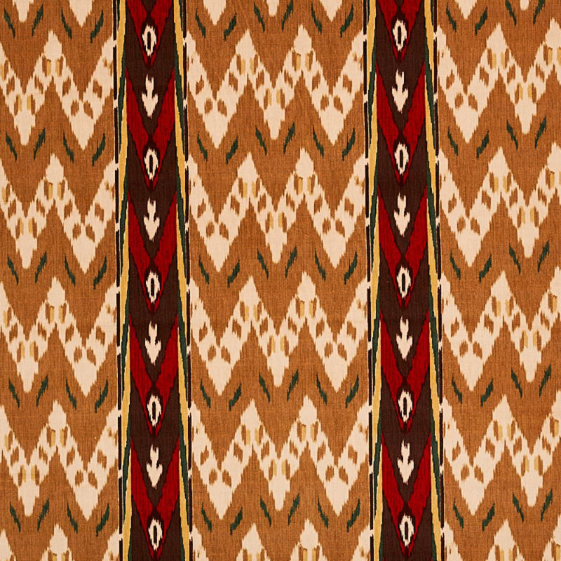 Tissu en velours Samar Ikat, Doré