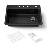 Riverby™ Single-Bowl Top-Mount Kitchen Snk with Accessories
