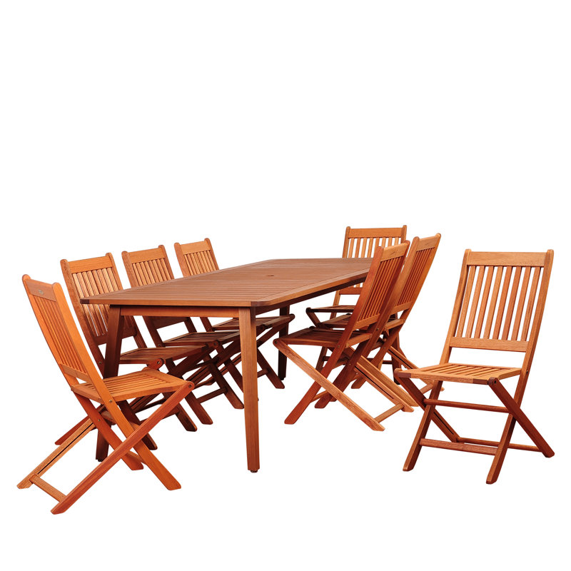 Ensemble repas 9 pièces Bubacarr International Home
