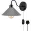 Anastasha Plug-in Armed Sconce-249731236