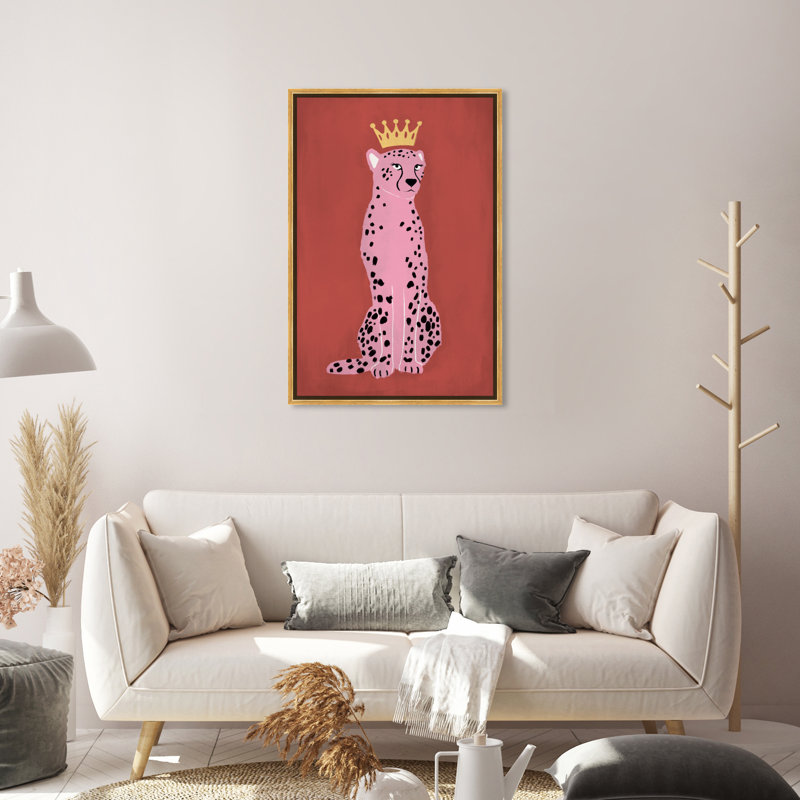 " Wild Queen ", Gold Framed, 20" H x 30" W 