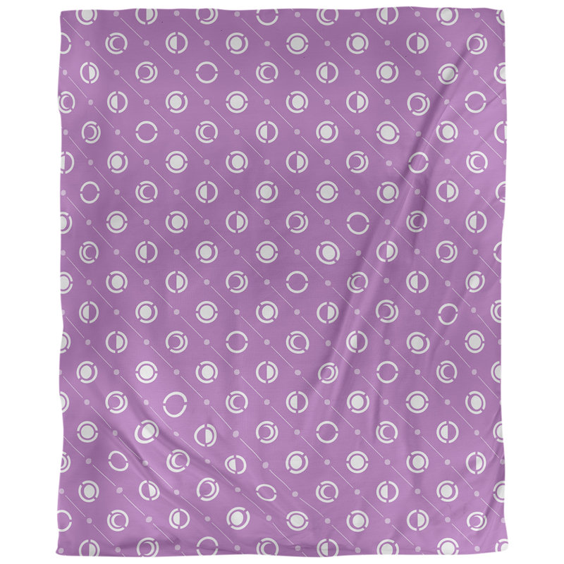 Tissu de phases lune, L 60 po x l 36 po, Polyester filé, Violet