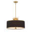 Lustre tambour 4 lumières Denika