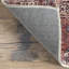 Tapis rouge / orange tissé à la machine à motif médaillon performance Alfonso-1240127949