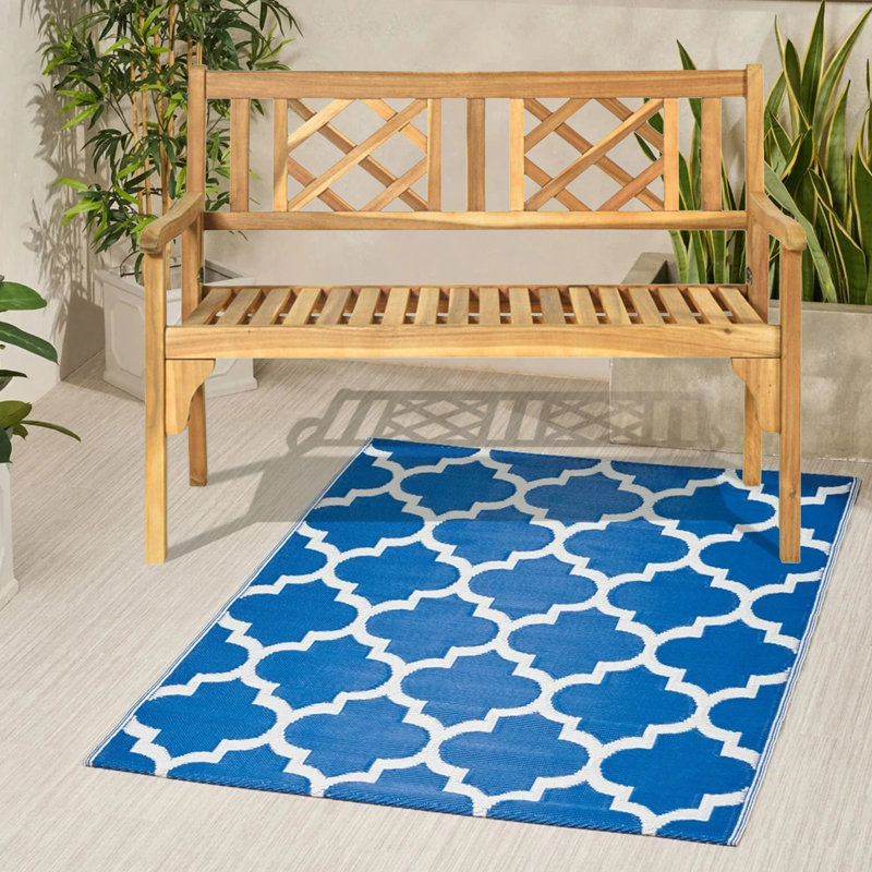 Solid Wood Outdoor Bench