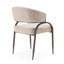 Kobe - Chaise de salle à manger moderne en tissu beige