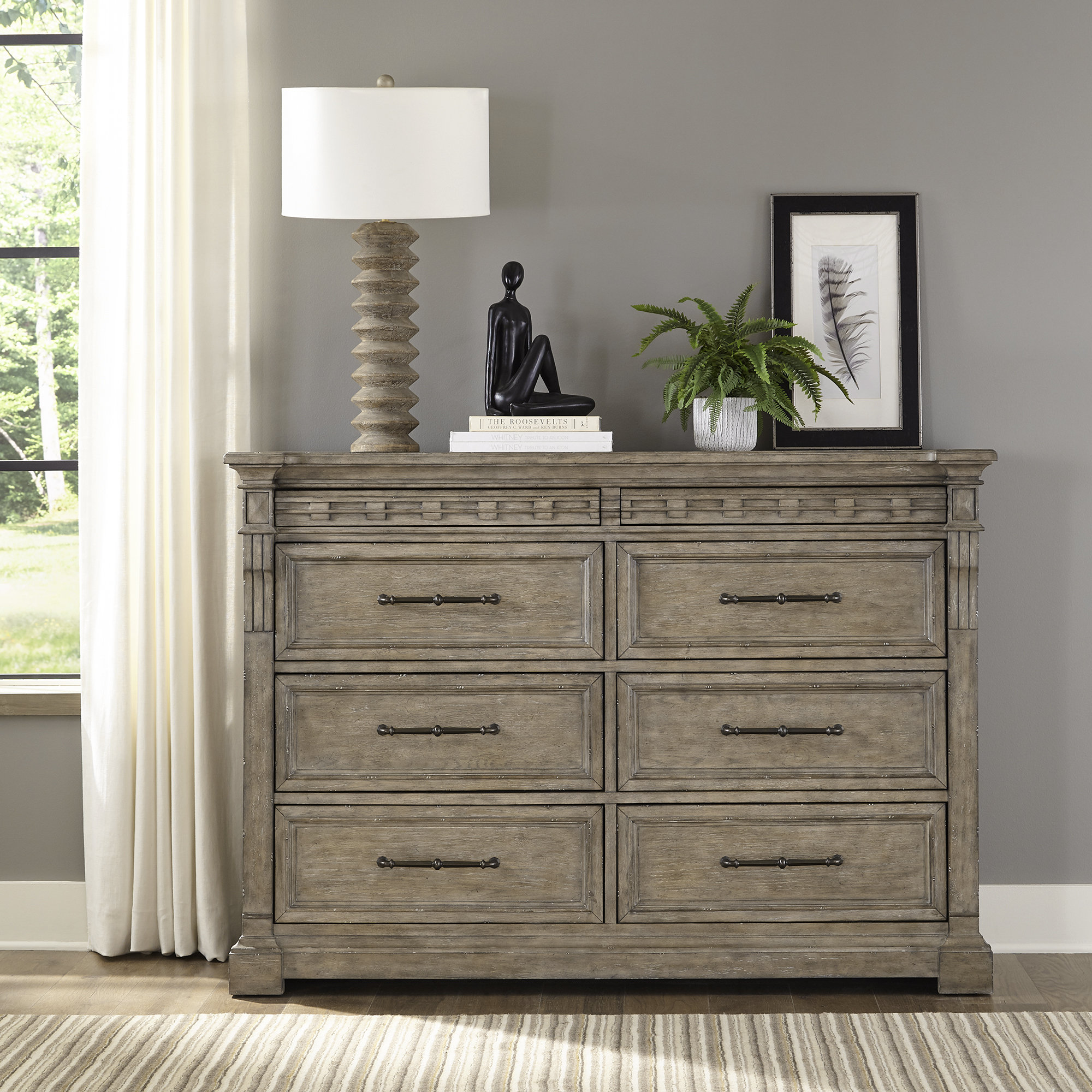 SOLD - Soft Taupe-Greige with Light Wood Top Lane Cedar Chest