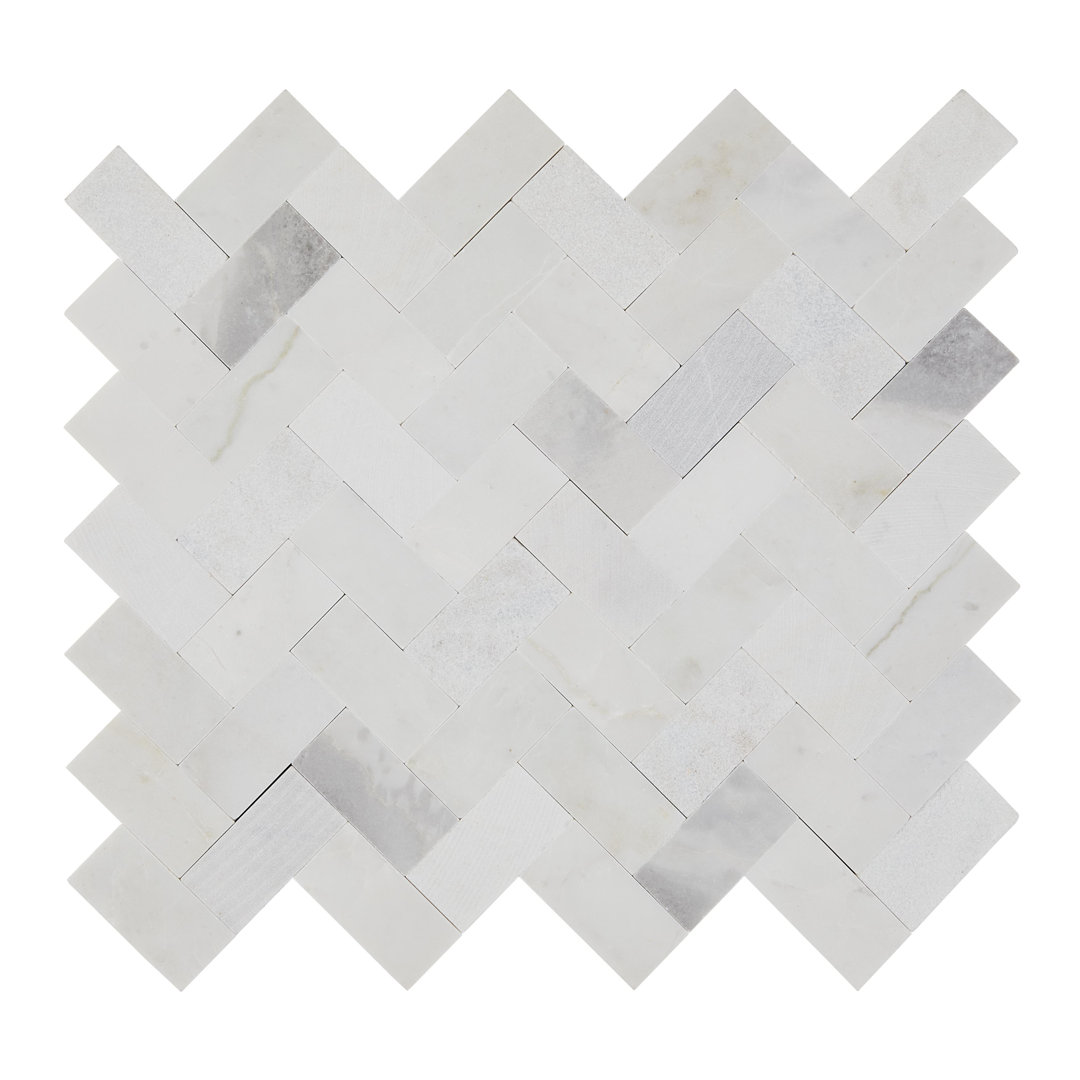 Minute Mosaix Natural Stone Herringbone Mosaic Sheet Floor &  Wall Tile Daltile 