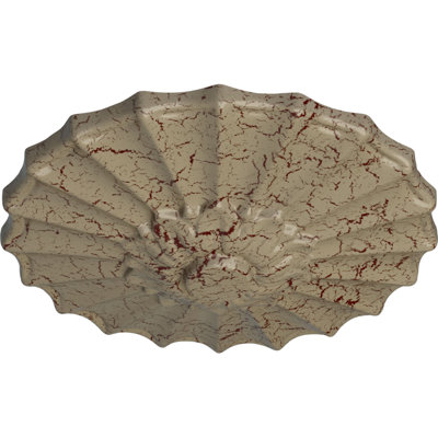 Médaillon de plafond l 9 po x P 1,375 po Shakuras