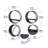 Round Metal Wall Planter, 5 Piece