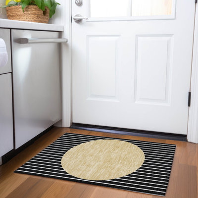 Tapis à rayures Lyndhurst AMF994 lavable à la machine de qualité supérieure