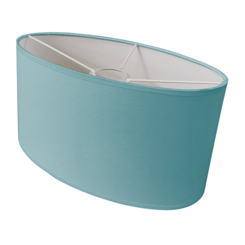 Maia 1 - Light White Cylinder Pendant, Blue, 30cm x 50cm W x 25cm D