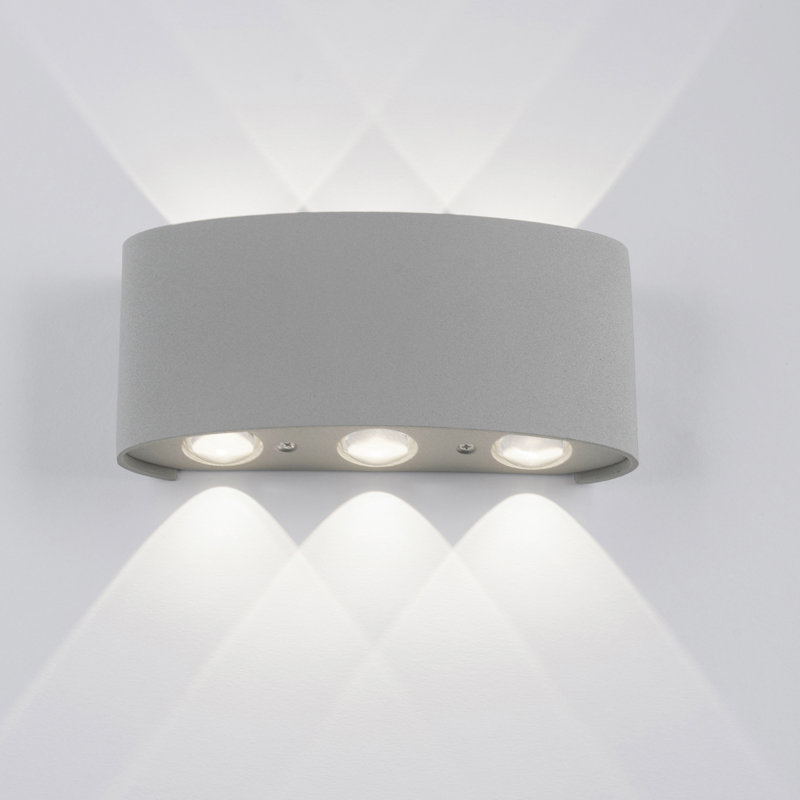 Siella 6 - Bulb 8cm H Integrated LED Outdoor Flush Mount