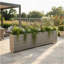 Jardinière Terrace Divider - gris-brun-1077788386